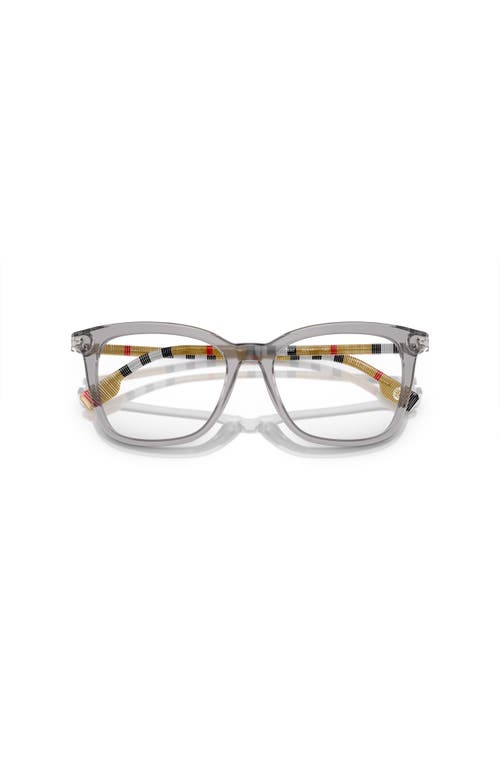 Burberry 52mm Square Optical Glasses In Gray