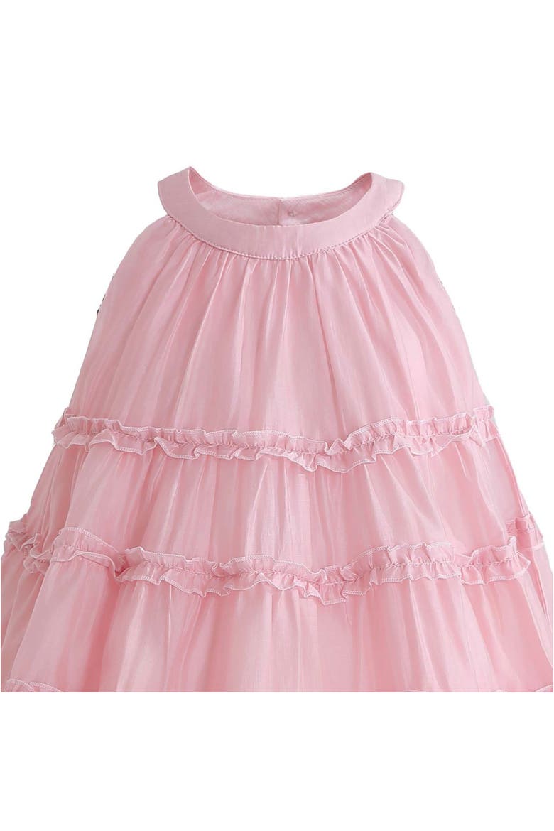 Seralyn Tiered Ruffle Dress, Alternate, color, Pink