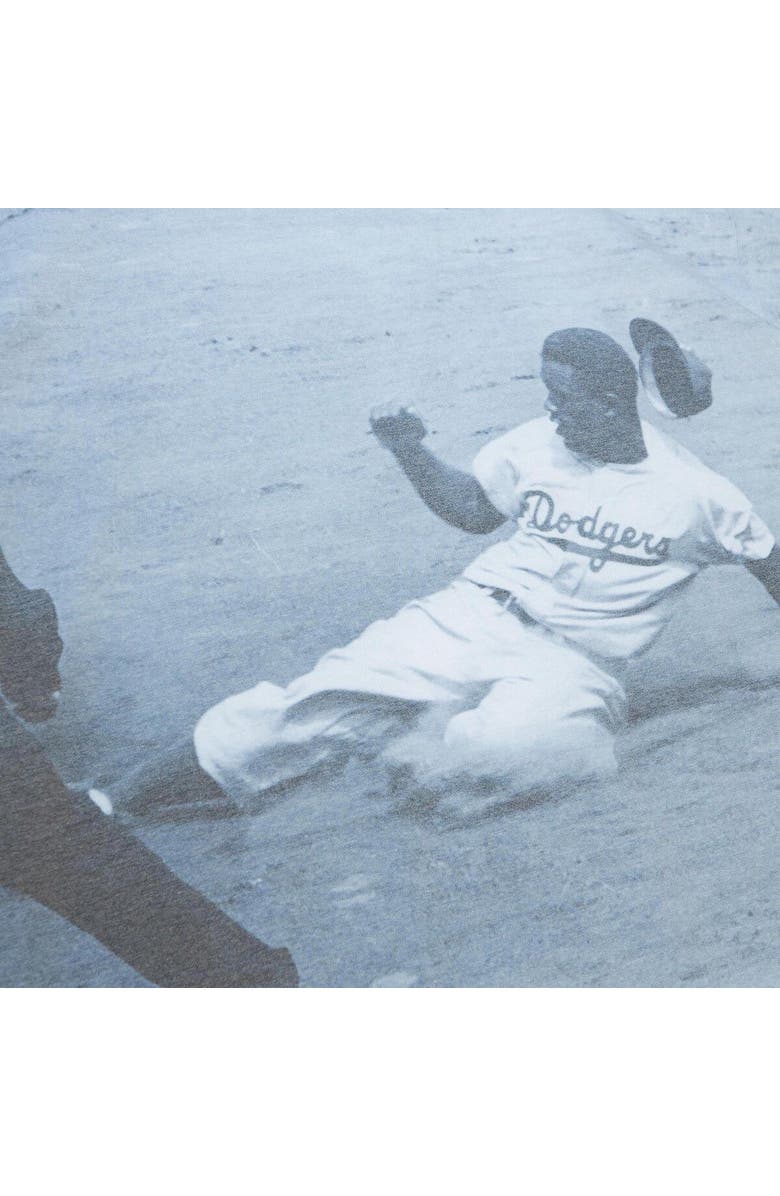 Mitchell & Ness Men's Mitchell & Ness Jackie Robinson Brooklyn Dodgers Cooperstown Collection Highlight Player T-Shirt, Alternate, color, White