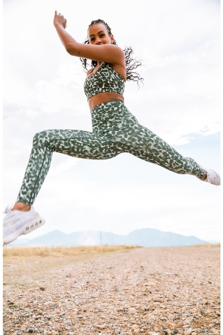 Pulse Pant, Alternate, color, Olive Feline