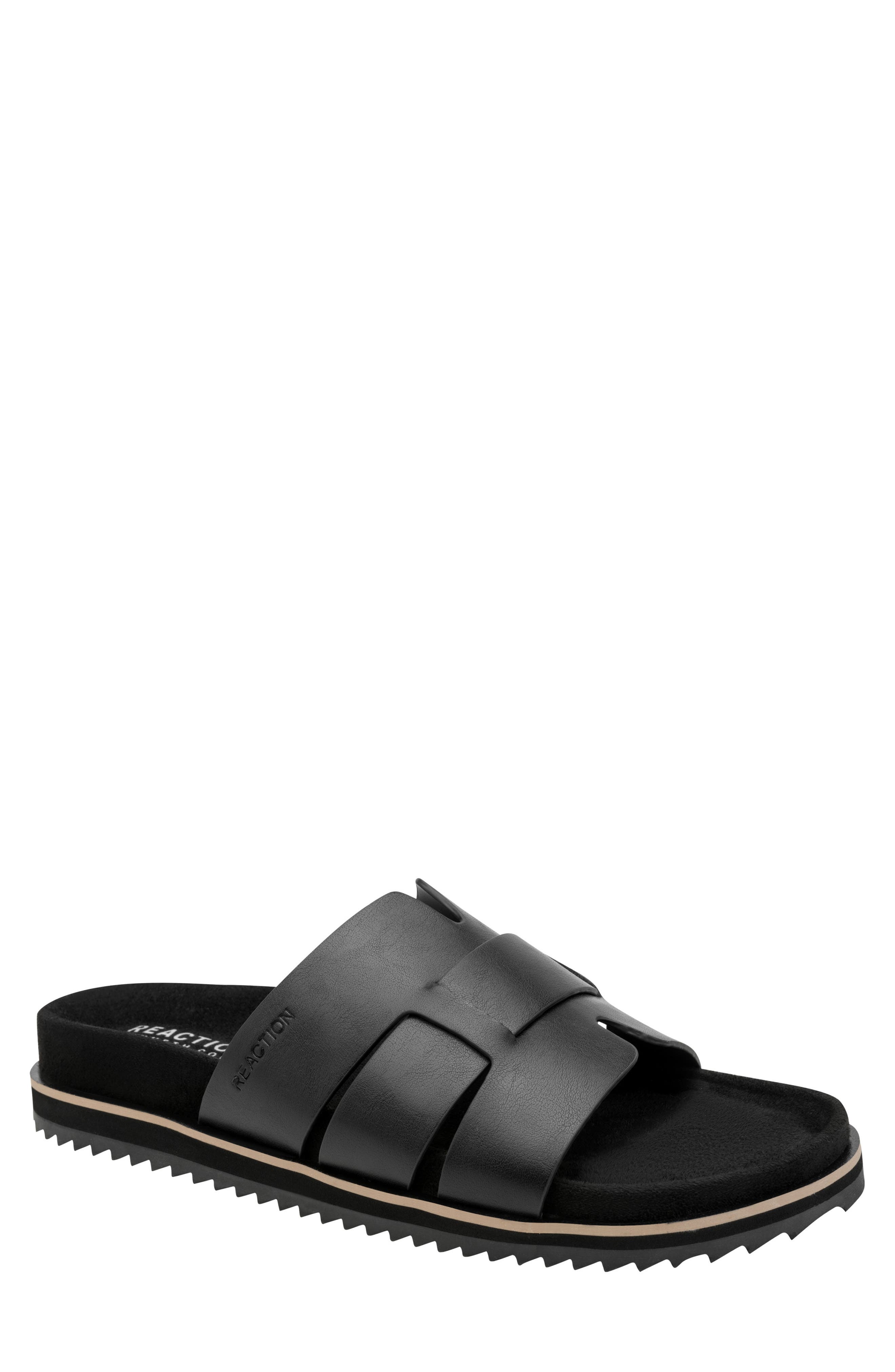 Kenneth Cole Reaction Calen Slide Sandal, Main, color, Black