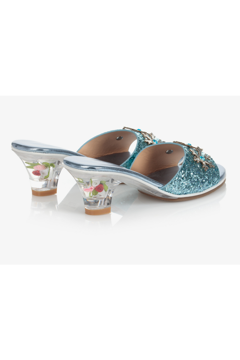 Ice Queen High Heel Slipper Pretend Play Shoes, Alternate, color, Ice Blue