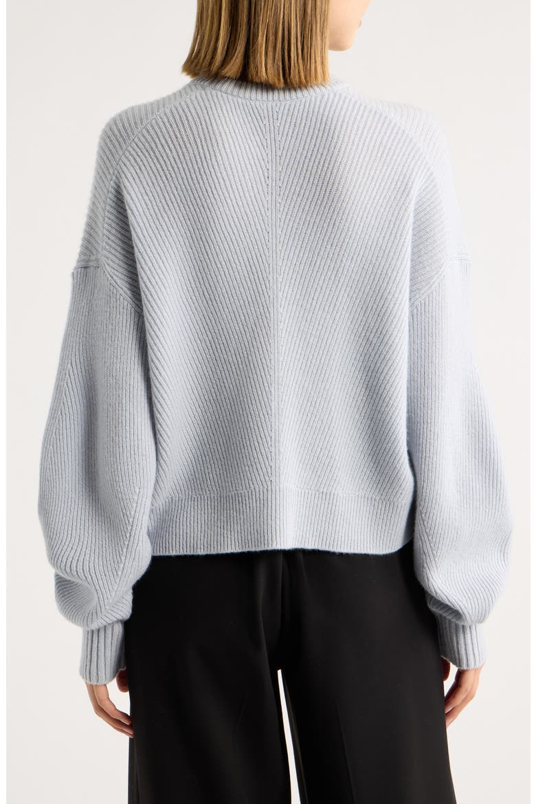 Crewneck Cashmere Sweater, Alternate, color, COOL FOG - 2TJ