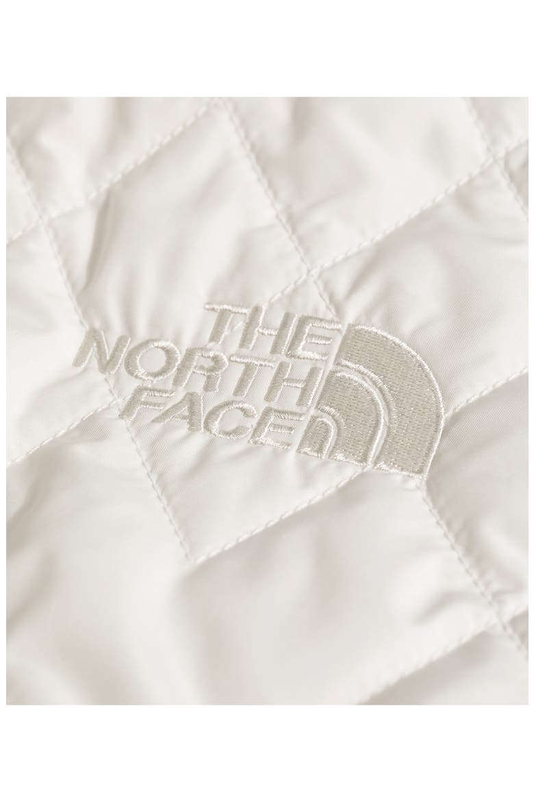 Diamond Peak Water Repellent Quilted Jacket, Alternate, color, WHITE DUNE