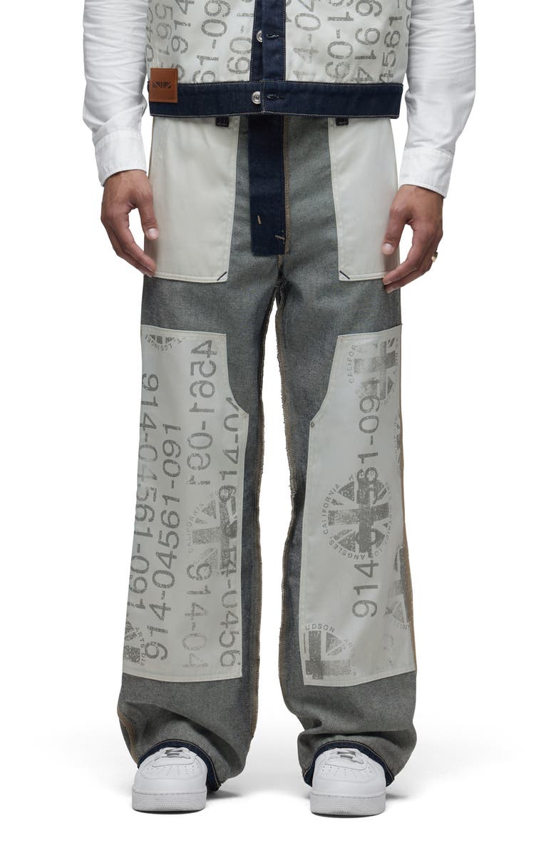 Hudson Jeans Columbus Inside Out Wide Leg Jeans, Main, color, City