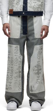 Hudson Jeans Columbus Inside Out Wide Leg Jeans