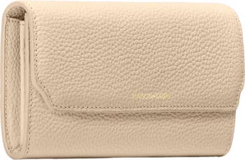 Long Leather Flap Wallet