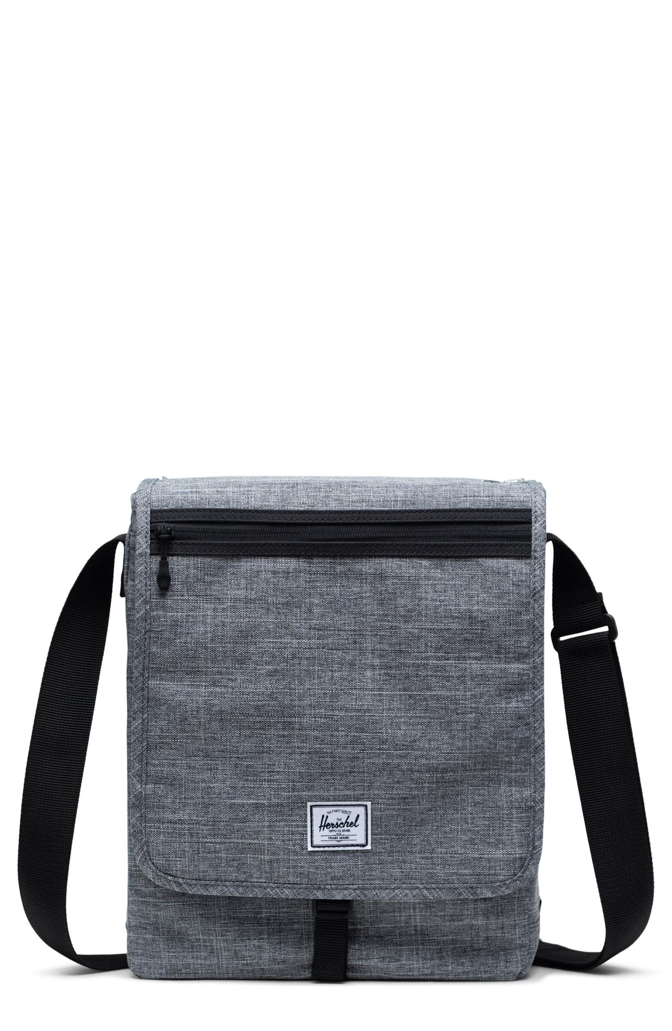 Lane Crossbody Bag, Main, color, RAVEN CROSSHATCH