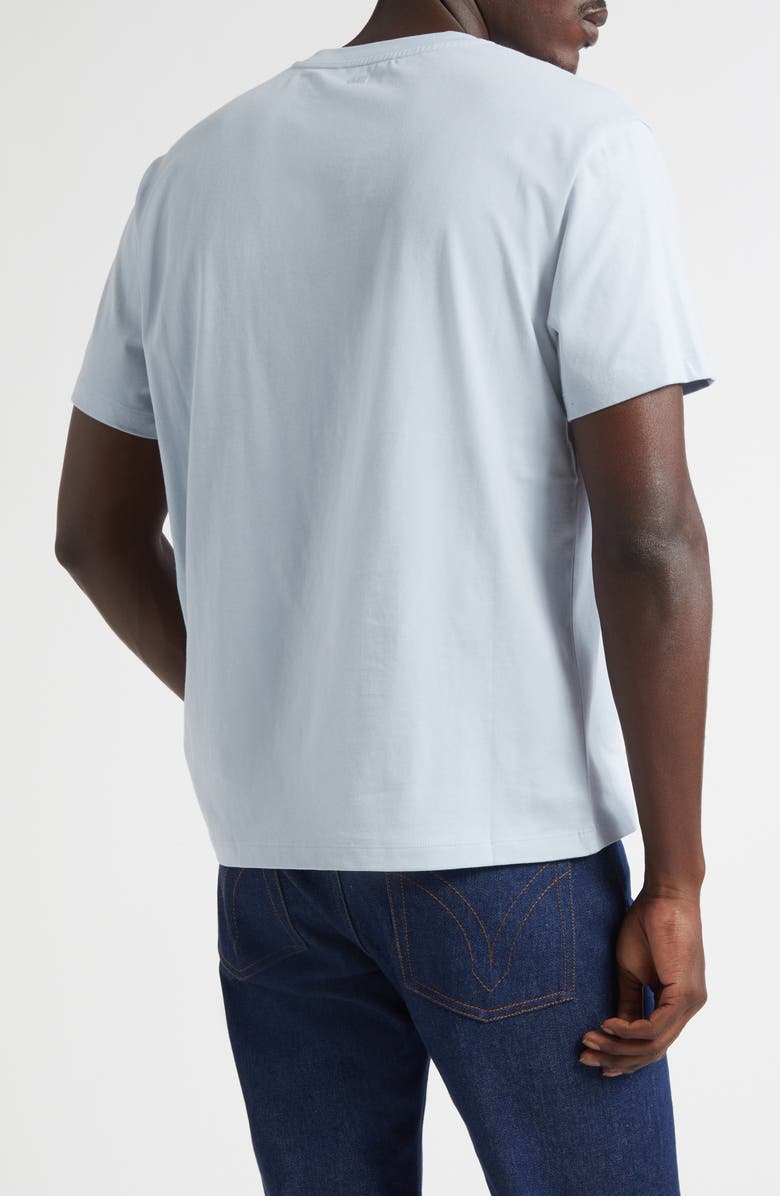 AMI PARIS Ami de Coeur Cotton T-Shirt, Alternate, color, Sky