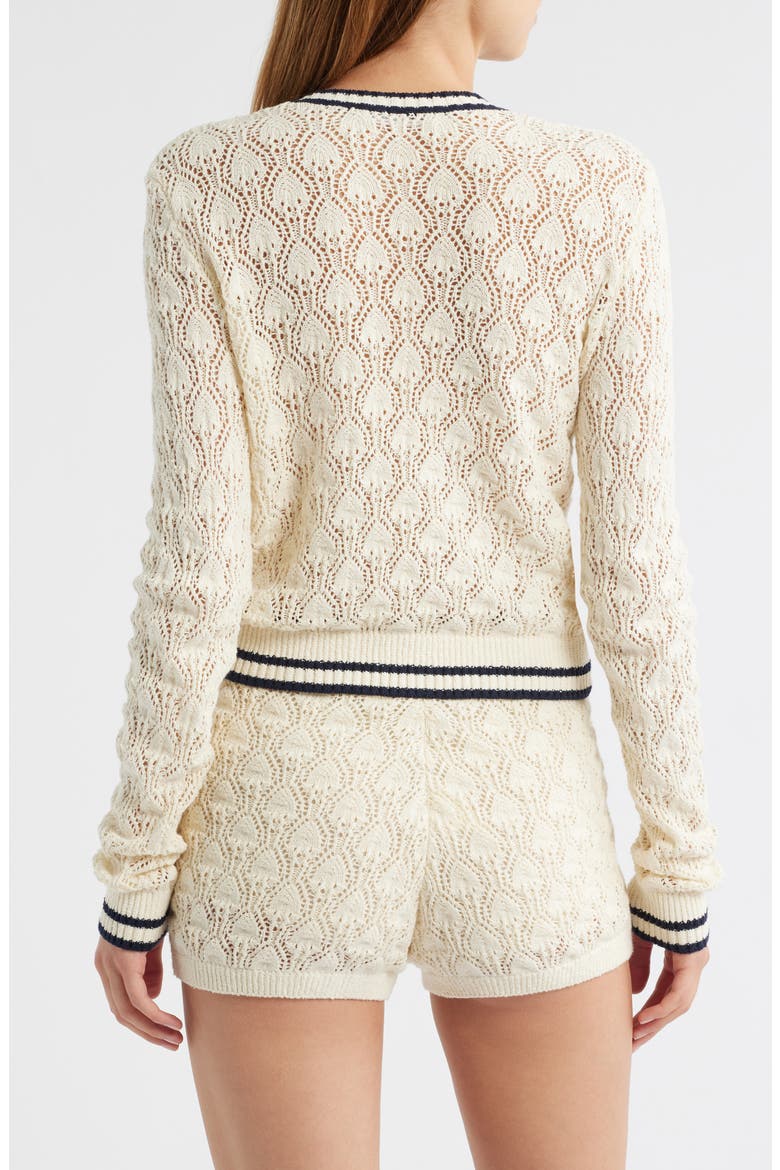 The Rookie Open Stitch Cardigan, Alternate, color, CREAM MULTI