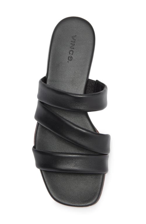 Vince Dallas Slide Sandal In Black