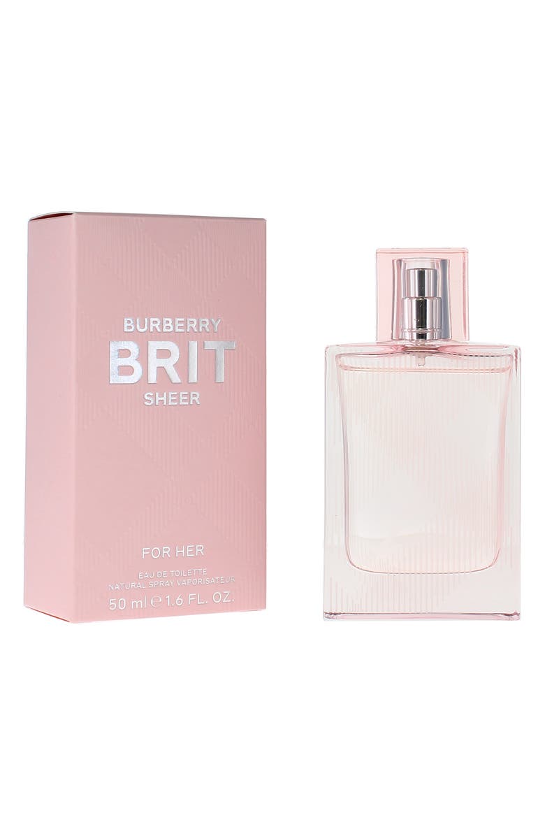 Burberry Brit Sheer Eau de Toilette, Alternate, color,