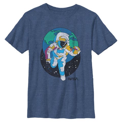 Boy's NASA Retro Astronaut  Graphic T-Shirt