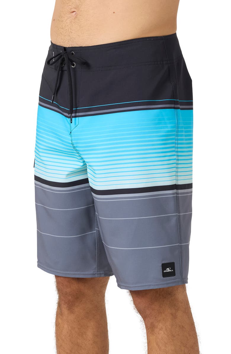 O'Neill Lennox Stripe Board Shorts, Alternate, color, 