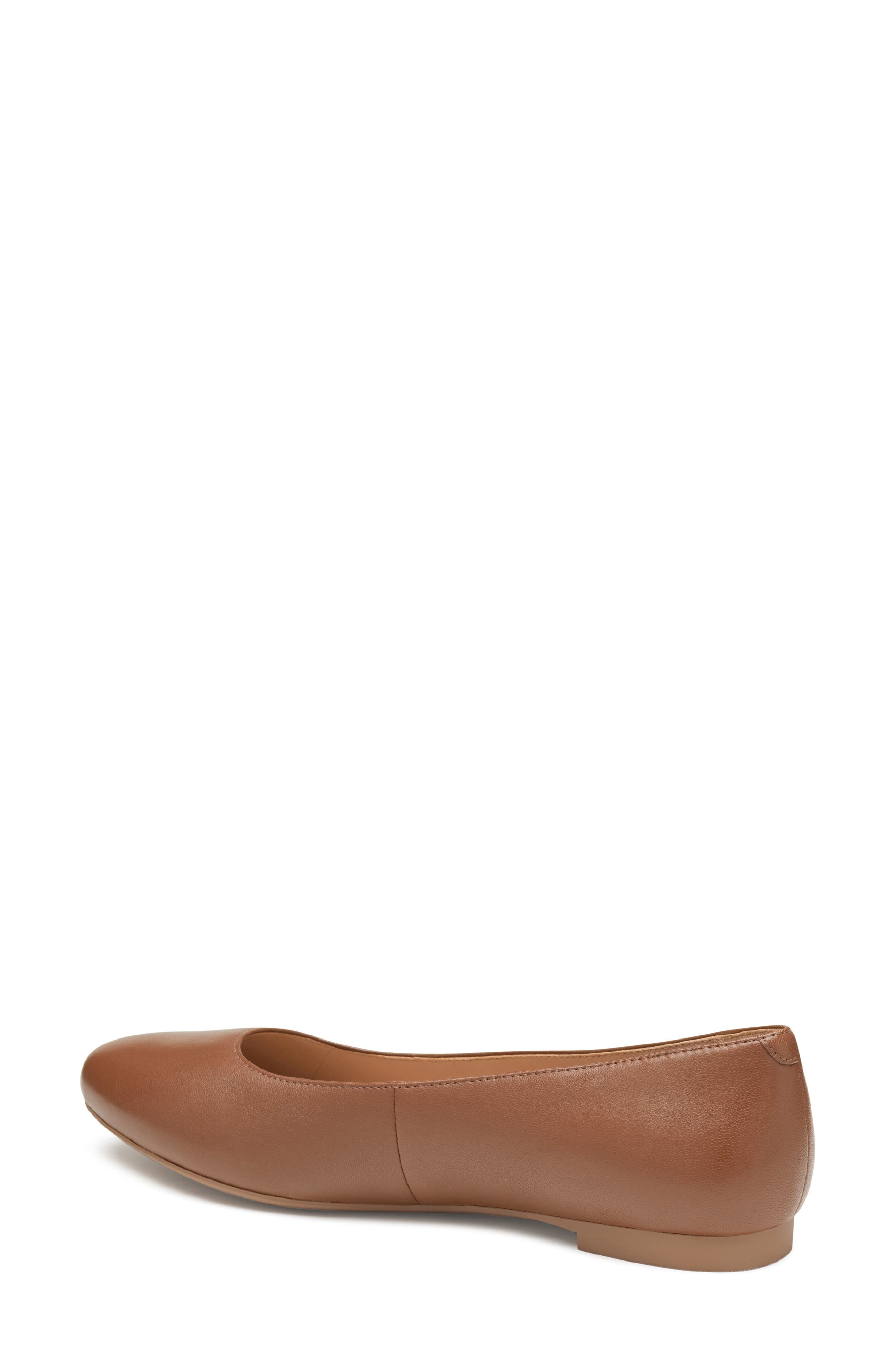Delanie Ballet Flat, Alternate, color, COGNAC GLOVE LEATHER