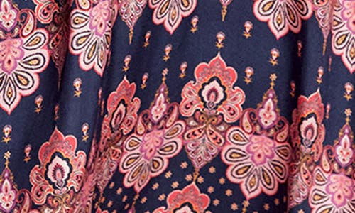 Boden Paisley Long Sleeve Midi Dress In Multi