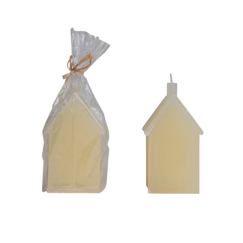 Unscented House Shaped Candle