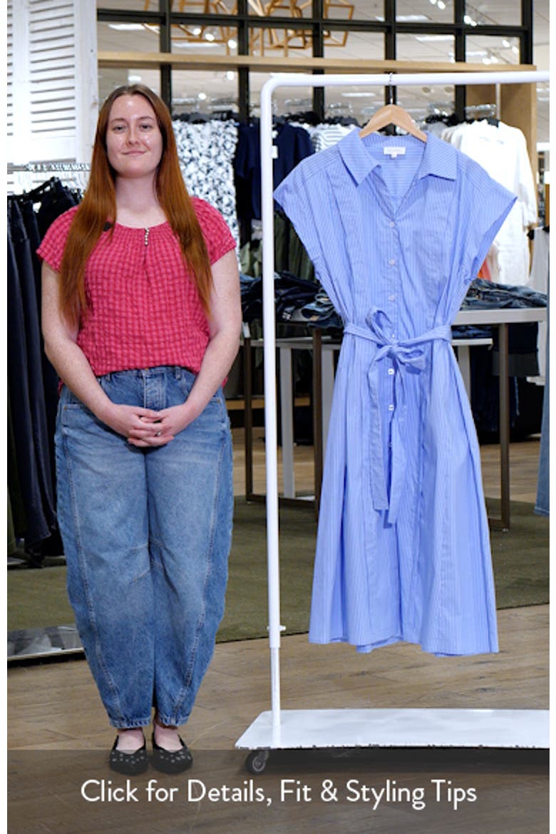 Cap Sleeve Shirtdress video