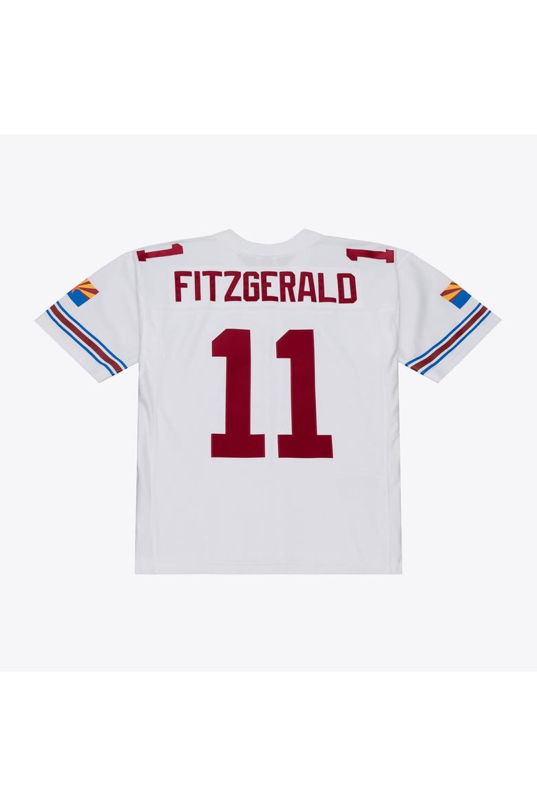 Men's Mitchell & Ness Larry Fitzgerald White Arizona Cardinals 2004 Legacy Replica Player Jersey, Alternate, color, White