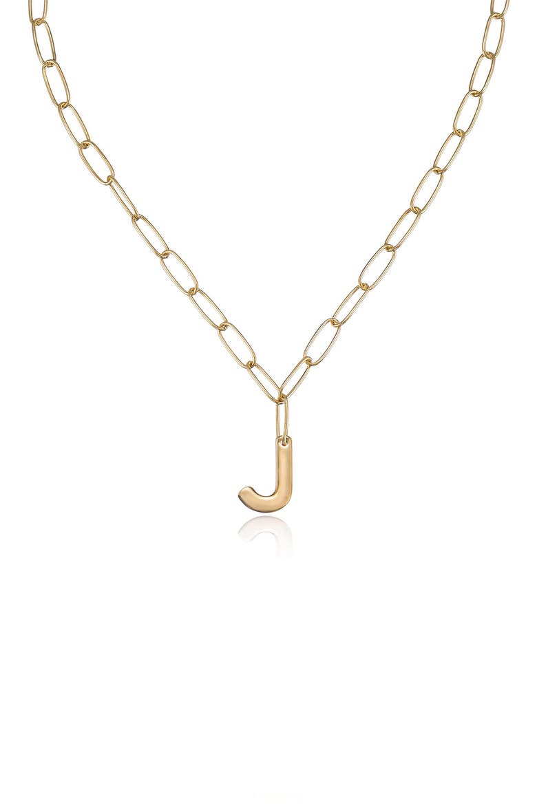 Initial Pendant Necklace, Alternate, color, GOLD - J
