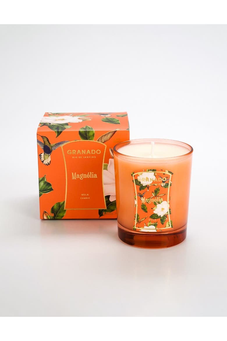 Magnólia Scented Candle, Alternate, color, Clear