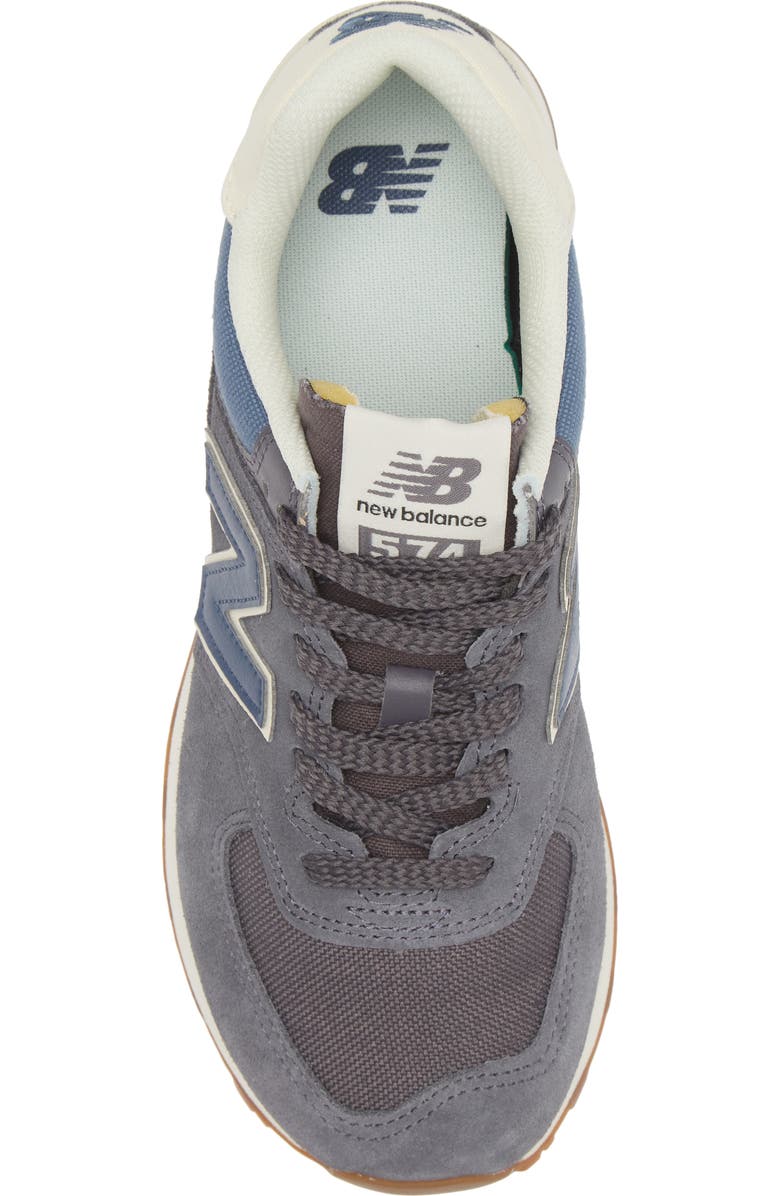 New Balance 574 Sneaker, Alternate, color, Magnet/ Vintage Indigo