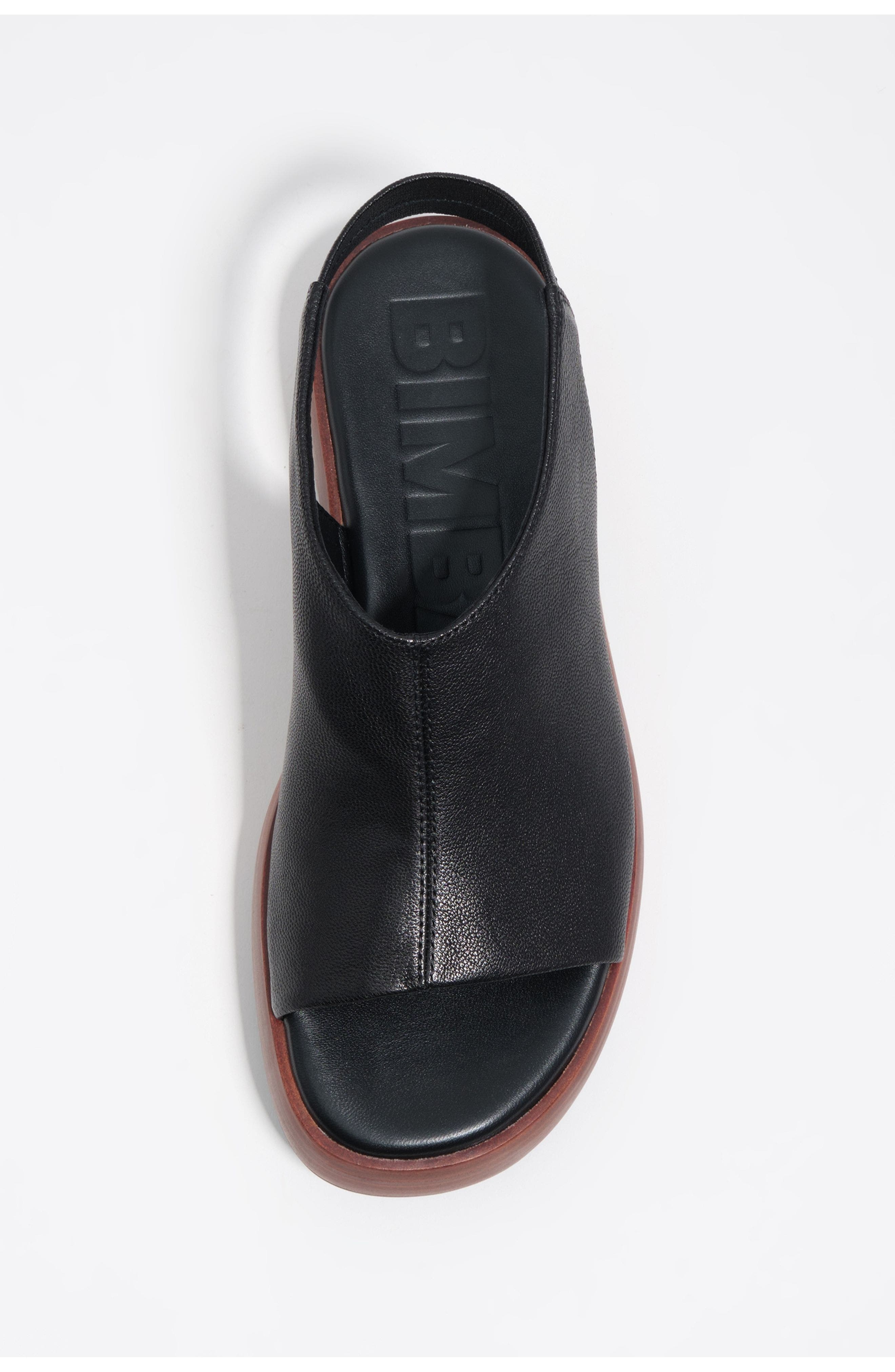 Closed-Toe Platform Sandals, Alternate, color, BLACK