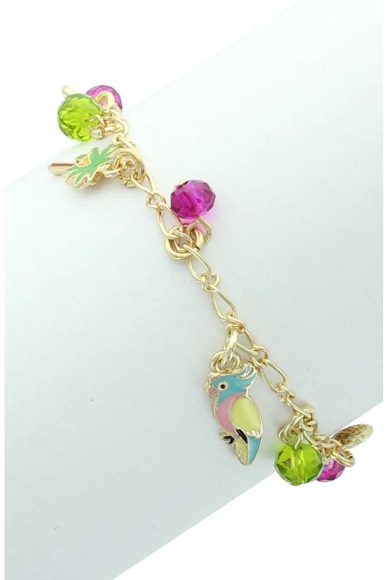 Mare Summer Charm Bracelet, Main, color, GOLD / MULTI