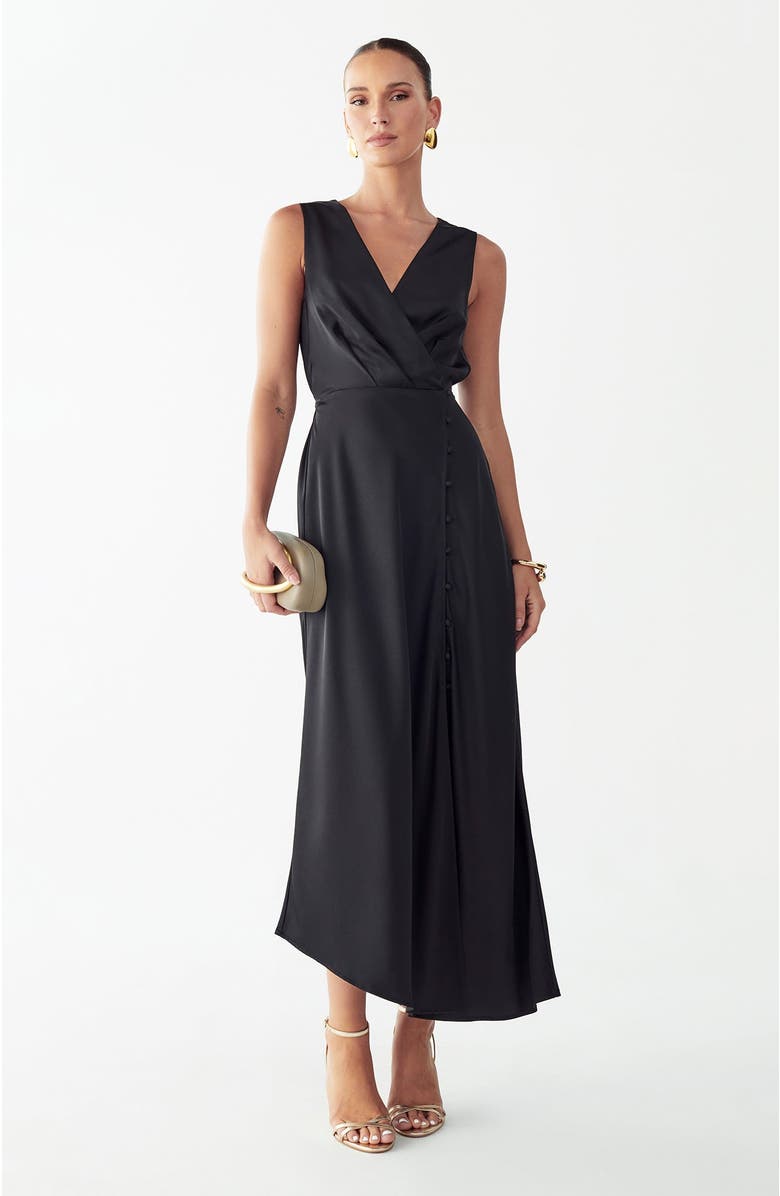 WILLA Esme Midi Dress, Alternate, color, Black