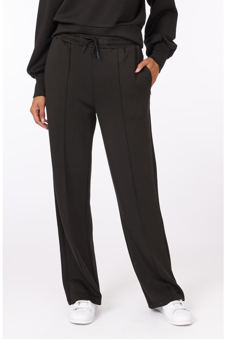 Core Straight Leg Sweatpants, Main, color, BLACK