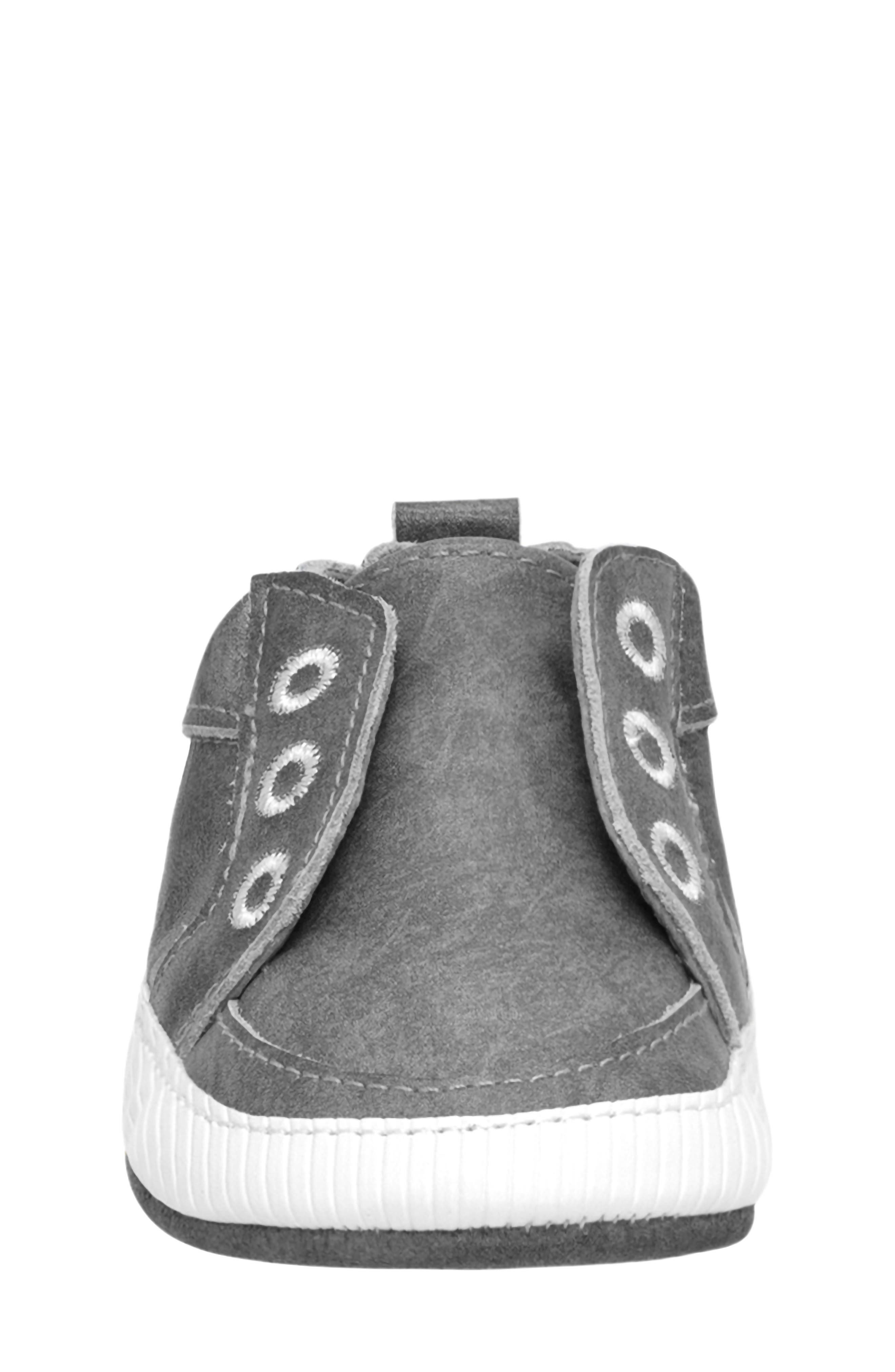 Robeez<sup>®</sup> Stylish Steve Crib Shoe, Alternate, color, Grey