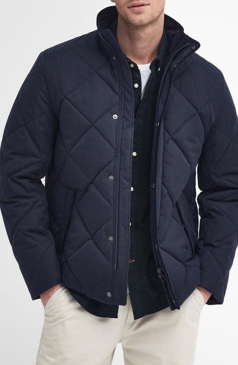 Barbour puffer coat mens best sale