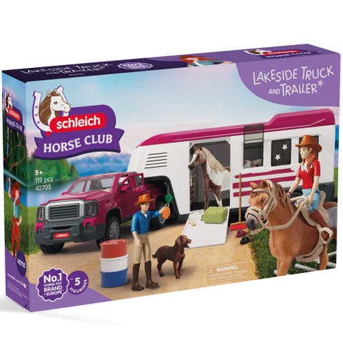 Horse Club Lakeside Truck & Trailer, 119 Piece Adventure Playset, Kids 5+