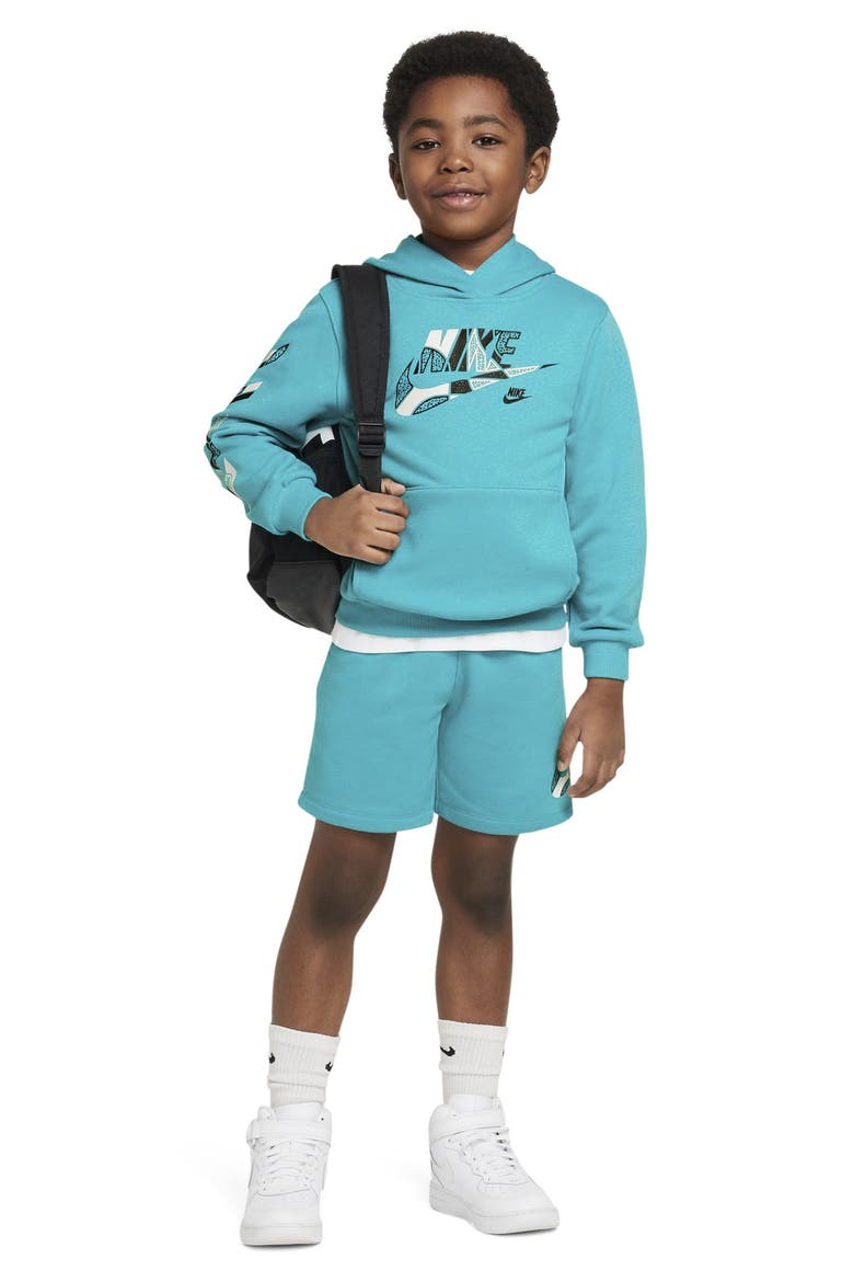 Kids' Outside the Lines Graphic Hoodie, Alternate, color, DUSTY CACTUS