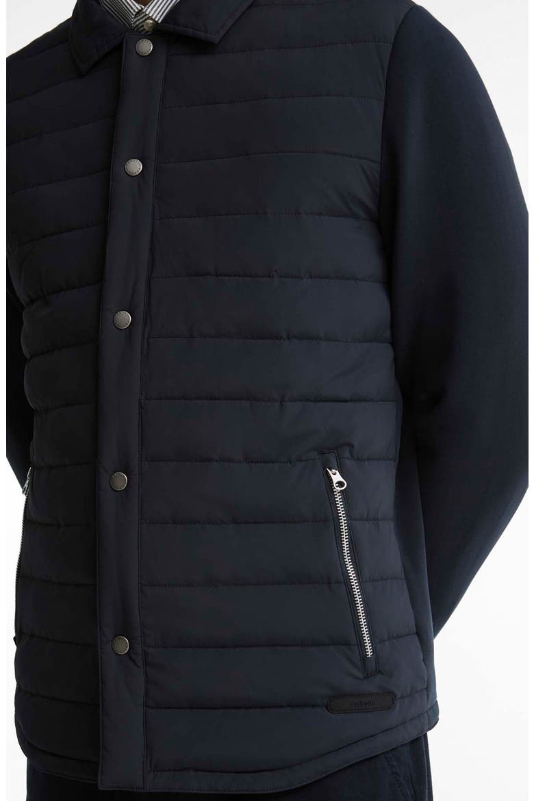 Knowle Quilted Hybrid Jacket, Alternate, color, DARK NAVY