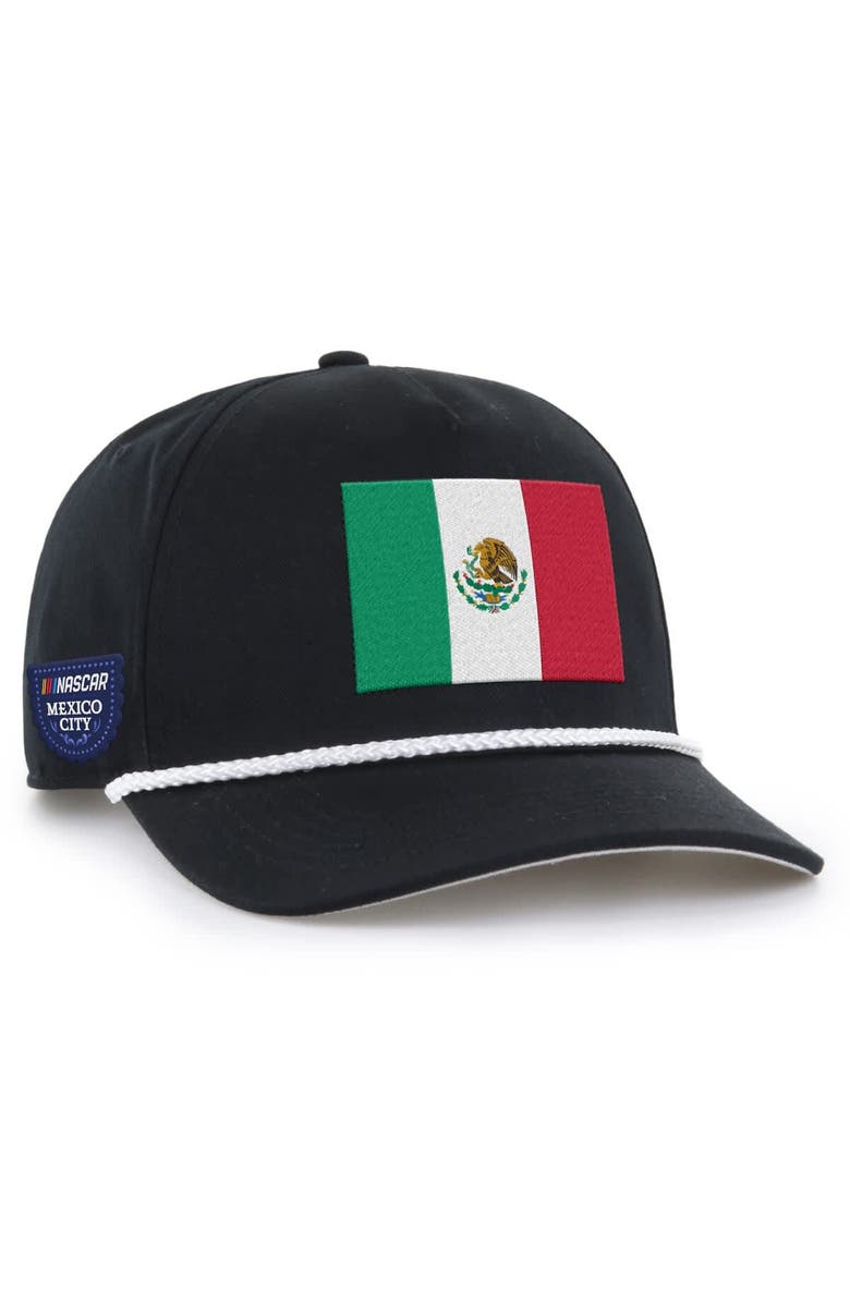 '47 Men's '47 Black NASCAR Mexico City Race Event Hitch Rope Adjustable Hat, Main, color, Black