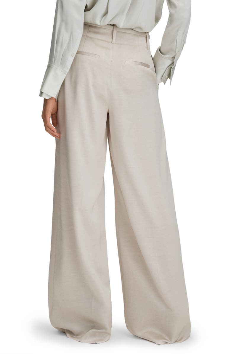 Reiss Isla High Waist Wide Leg Pants, Alternate, color, 