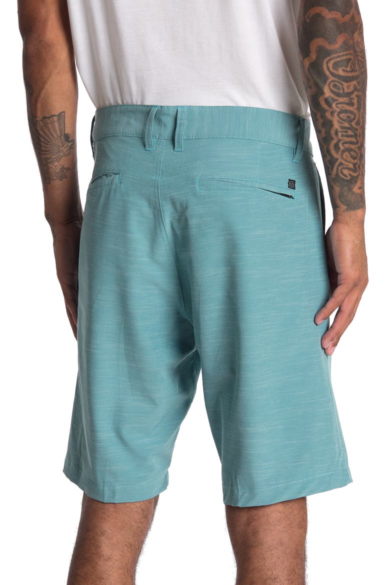 Hybrid Stretch Shorts, Alternate, color, AQUA