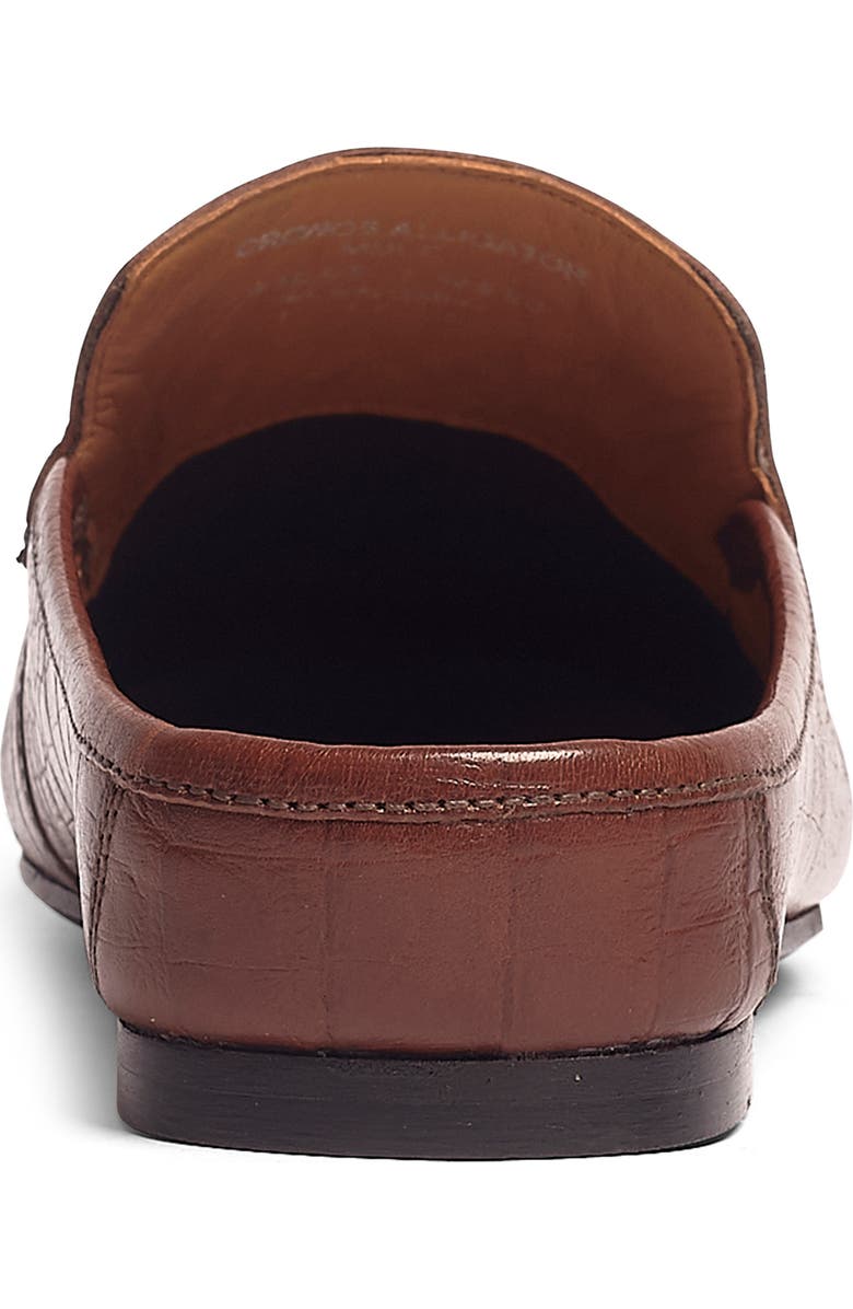 CARLOS SANTANA Cronos Alli Croc Embossed Mule, Alternate, color, Brown