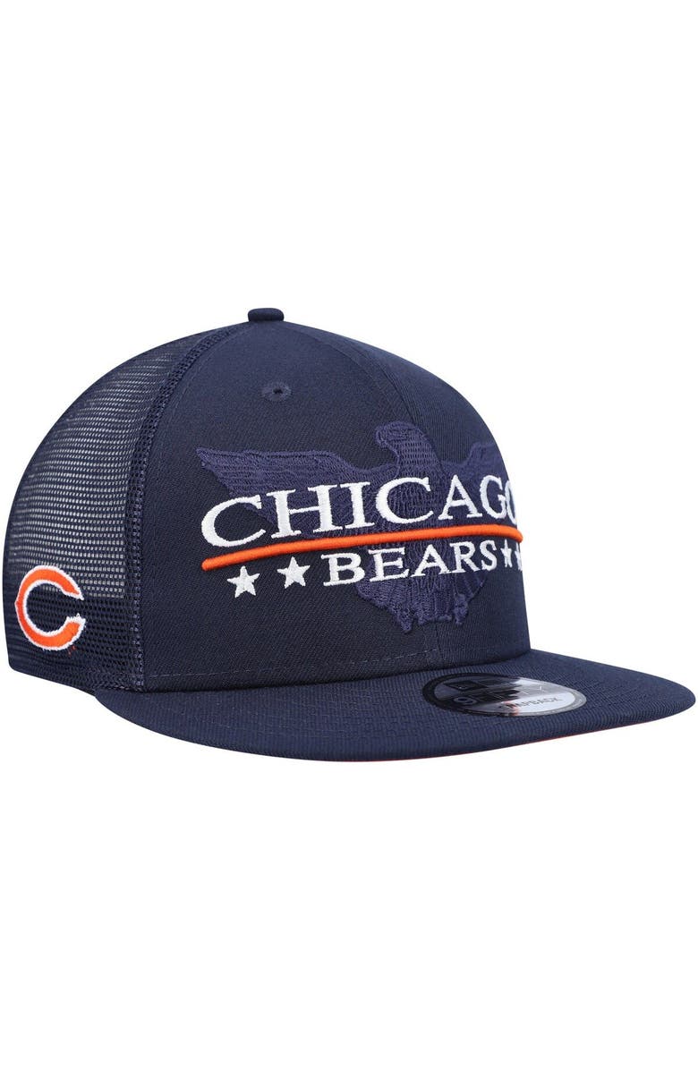 New Era Men's New Era Navy Chicago Bears Totem 9FIFTY Snapback Hat, Main, color, 