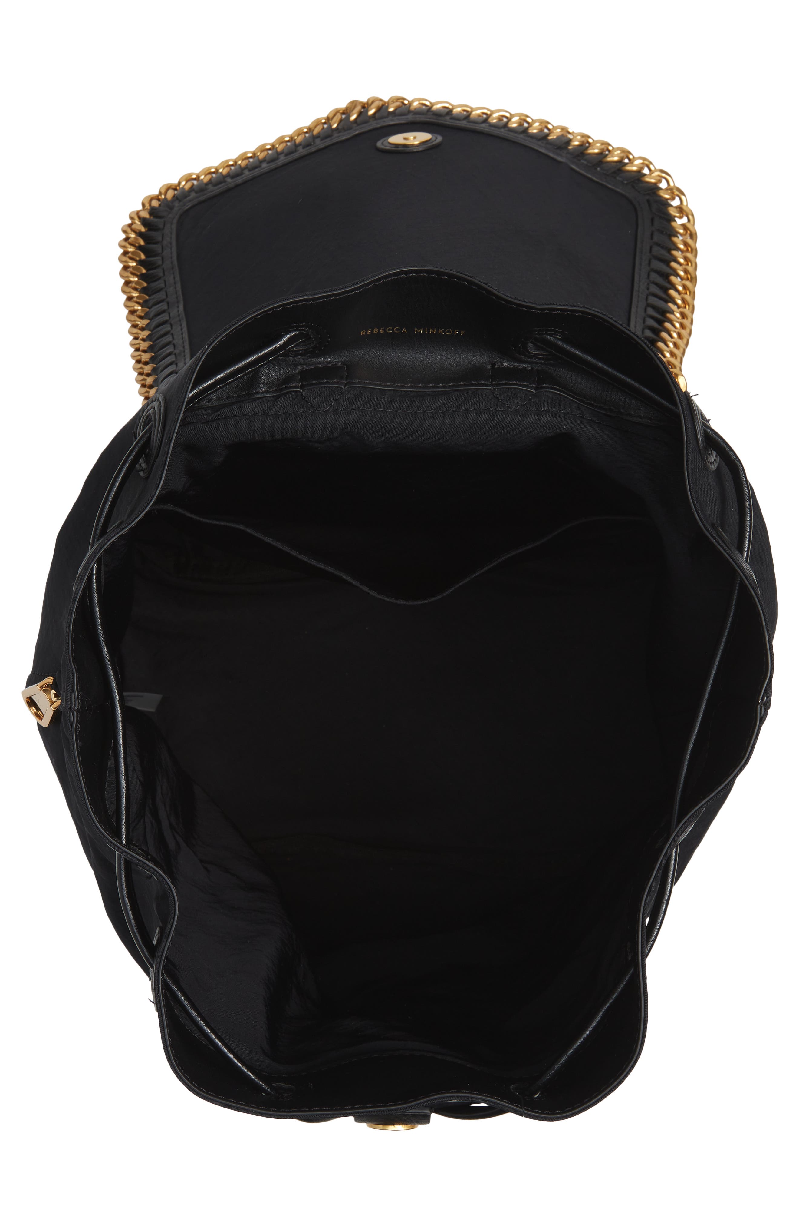 Rebecca Minkoff Woven Chain Backpack, Alternate, color, 