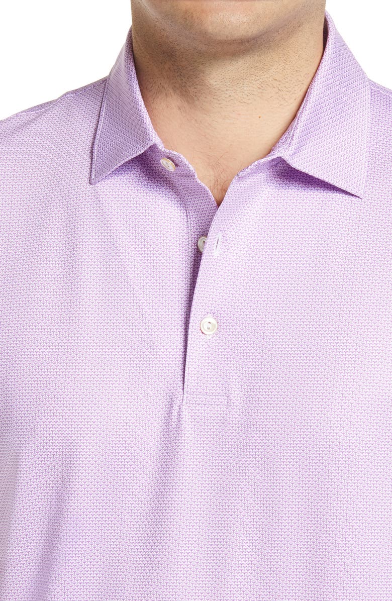 Peter Millar Drew Martini Print Jersey Polo, Alternate, color,