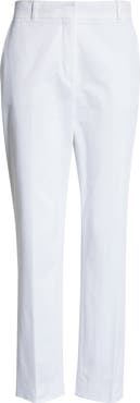 Max Mara Studio David Stretch Cotton Ankle Pants