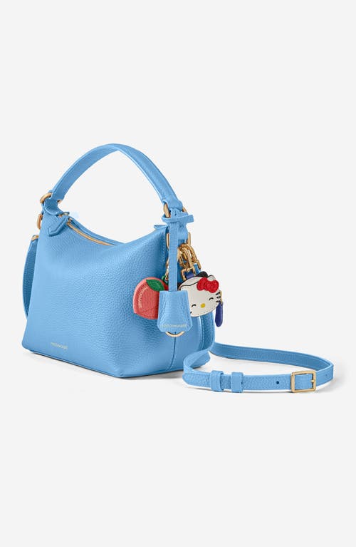 Maison De Sabre Maison De Sabré Small Leather Soft Hobo In Sky Blue