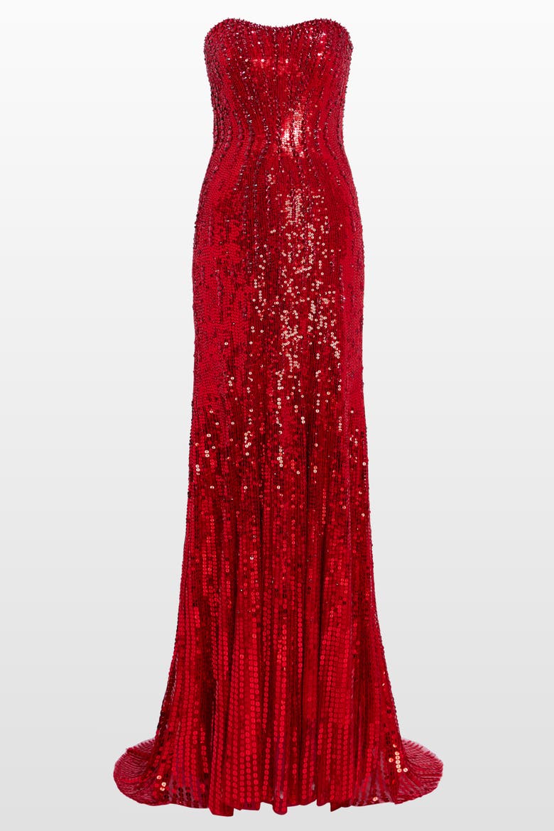 Sarai Gown, Main, color, Regency Red