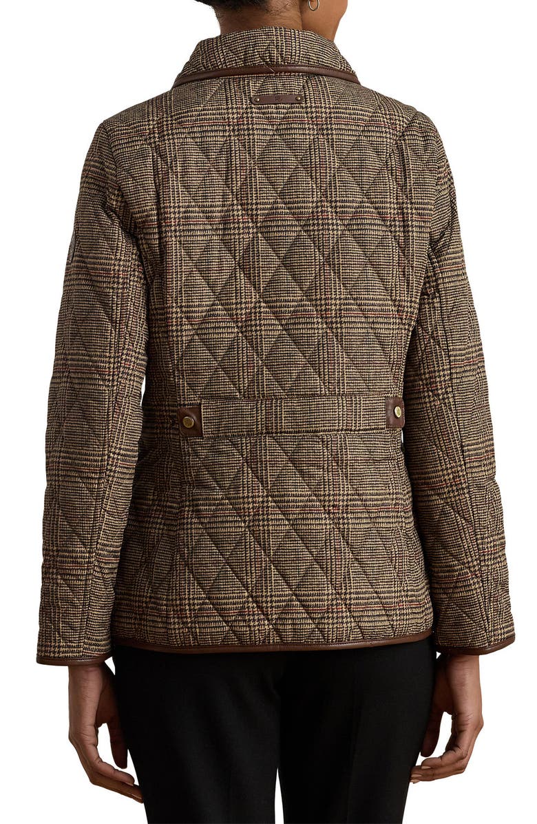 Lauren Ralph Lauren Quilted Jacket, Alternate, color, Heritage Plaid