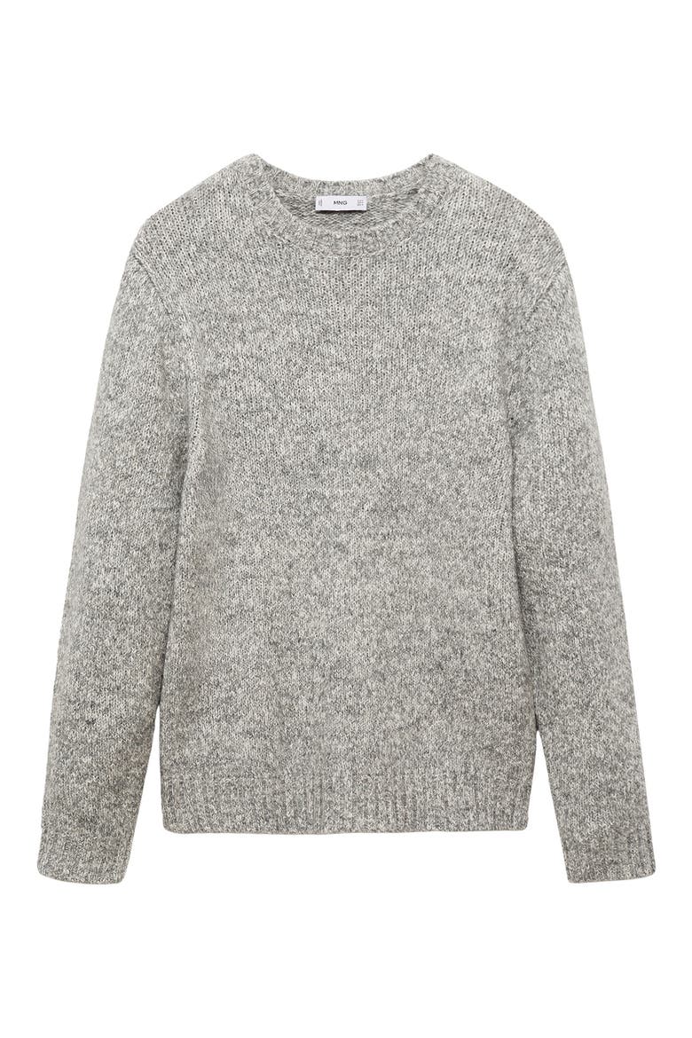 Wool Blend Sweater, Alternate, color, LIGHT HEATHER GREY