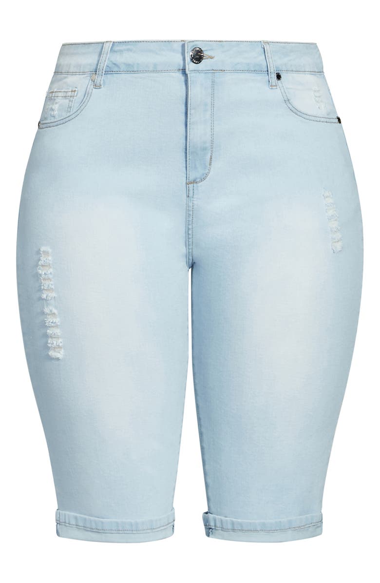 City Chic Turn Up Bermuda Shorts, Alternate, color, 