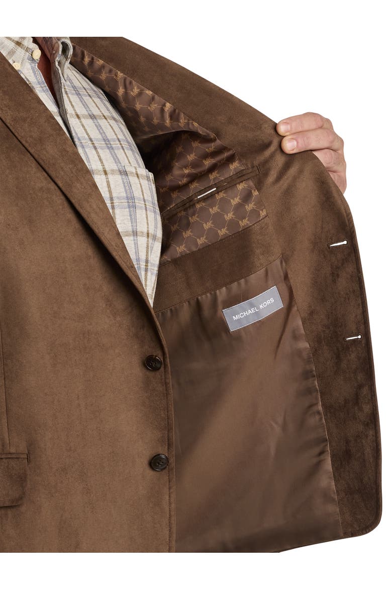 Big & Tall Faux-Suede Sport Coat, Alternate, color, CAMEL
