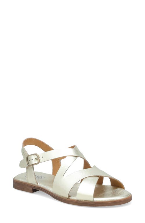 Miz Mooz Lilium Ankle Strap Sandal In Gold